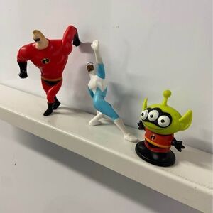 Disney Pixar Incredibles Figurines Collectible cake toppers Lot